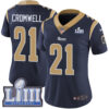 #21 Limited Nolan Cromwell Navy Blue Nike NFL Home Women’s Jersey Los Angeles Rams Vapor Untouchable Super Bowl LIII Bound