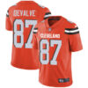 Nike Browns #87 Seth DeValve Orange Alternate Men’s Stitched NFL Vapor Untouchable Limited Jersey