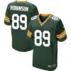Men’s Green Bay Packers #89 Dave Robinson Green Team Color NFL Nike Elite Jersey