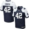 Men’s Dallas Cowboys #42 Barry Church Navy Blue Thanksgiving Alternate NFL Nike Elite Jersey
