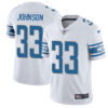 Nike Detroit Lions #33 Kerryon Johnson White Men’s Stitched NFL Vapor Untouchable Limited Jersey