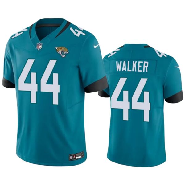 Men’s Jacksonville Jaguars #44 Travon Walker Teal 2023 F.U.S.E Vapor Untouchable Limited Stitched Jersey