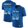 Nike New York Giants #26 Saquon Barkley Royal Men’s Stitched NFL Limited NFC 2019 Pro Bowl Jersey