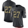 Men’s Green Bay Packers #27 Eddie Lacy Black Anthracite 2016 Salute To Service Stitched NFL Nike Limited Jersey