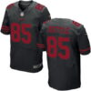 Men’s 2017 NFL Draft San Francisco 49ers #85 George Kittle Black Alternate Stitched NFL Nike Elite Jersey