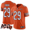 Bears #29 Tarik Cohen Orange Men’s Stitched Football Limited Rush 100th Season Jersey