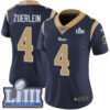 #4 Limited Greg Zuerlein Navy Blue Nike NFL Home Women’s Jersey Los Angeles Rams Vapor Untouchable Super Bowl LIII Bound