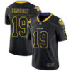 Nike Vikings #19 Adam Thielen Lights Out Black Men’s Stitched NFL Limited Rush Jersey