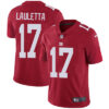 Nike New York Giants #17 Kyle Lauletta Red Alternate Men’s Stitched NFL Vapor Untouchable Limited Jersey