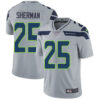 Nike Seattle Seahawks #25 Richard Sherman Grey Alternate Men’s Stitched NFL Vapor Untouchable Limited Jersey