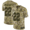 Nike Saints #22 Mark Ingram II Camo Men’s Stitched NFL Limited 2018 Salute To Service Jersey