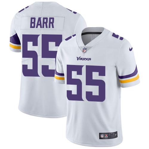 Nike Minnesota Vikings #55 Anthony Barr White Men’s Stitched NFL Vapor Untouchable Limited Jersey