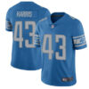 Lions #43 Will Harris Blue Team Color Men’s Stitched Football Vapor Untouchable Limited Jersey