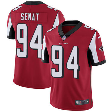 Nike Falcons #94 Deadrin Senat Red Team Color Men’s Stitched NFL Vapor Untouchable Limited Jersey