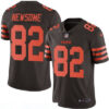 Men’s Cleveland Browns #82 Ozzie Newsome Brown 2016 Color Rush Stitched NFL Nike Limited Jersey
