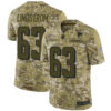 Falcons #63 Chris Lindstrom Camo Men’s Stitched Football Limited 2018 Salute To Service Jersey