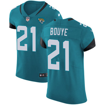 Nike Jacksonville Jaguars #21 A.J. Bouye Teal Green Team Color Men’s Stitched NFL Vapor Untouchable Elite Jersey