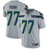 Nike Seattle Seahawks #77 Ahtyba Rubin Grey Alternate Men’s Stitched NFL Vapor Untouchable Limited Jersey