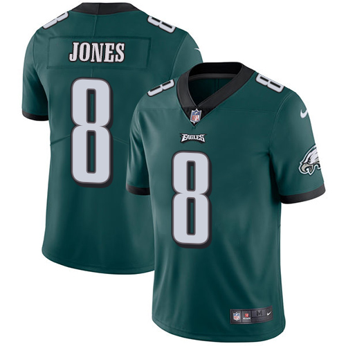 Nike Philadelphia Eagles #8 Donnie Jones Midnight Green Team Color Men’s Stitched NFL Vapor Untouchable Limited Jersey