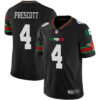 Men’s Dallas Cowboys #4 Dak Prescott Black Mexico Vapor Limited Stitched Football Jersey