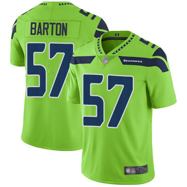 Seahawks #57 Cody Barton Green Men’s Stitched Football Limited Rush Jersey