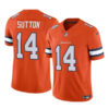 Men’s Denver Broncos #14 Courtland Sutton Orange 2023 F.U.S.E. Vapor Untouchable Football Stitched Jersey