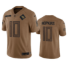 Men’s Tennessee Titans #10 DeAndre Hopkins 2023 Brown Salute To Service Football Stitched Jersey