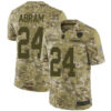 Raiders #24 Johnathan Abram Camo Men’s Stitched Football Limited 2018 Salute To Service Jersey