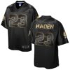 Nike Browns #23 Joe Haden Pro Line Black Gold Collection Men’s Stitched NFL Game Jersey
