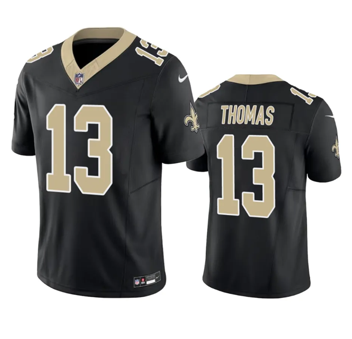 Men’s New Orleans Saints #13 Michael Thomas Black 2023 F.U.S.E. Vapor Untouchable Limited Stitched Jersey