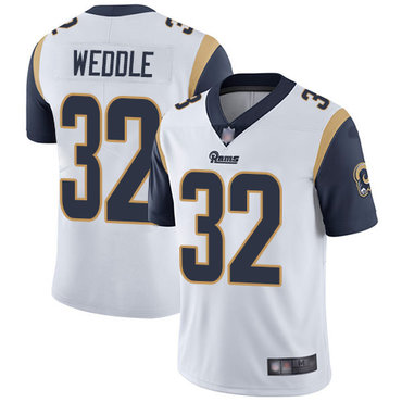 Rams #32 Eric Weddle White Men’s Stitched Football Vapor Untouchable Limited Jersey