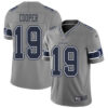 Cowboys #19 Amari Cooper Gray Men’s Stitched Football Limited Inverted Legend Jersey