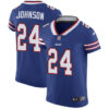 Nike Buffalo Bills #24 Taron Johnson Royal Blue Team Color Men’s Stitched NFL Vapor Untouchable Elite Jersey