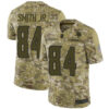 Vikings #84 Irv Smith Jr. Camo Men’s Stitched Football Limited 2018 Salute To Service Jersey