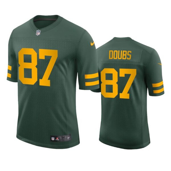 Men’s Green Bay Packers #87 Romeo Doubs Green Alternate Vapor Limited Jersey