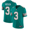 Dolphins #3 Josh Rosen Aqua Green Alternate Men’s Stitched Football Vapor Untouchable Limited Jersey