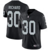 Nike Oakland Raiders #30 Jalen Richard Black Team Color Men’s Stitched NFL Vapor Untouchable Limited Jersey