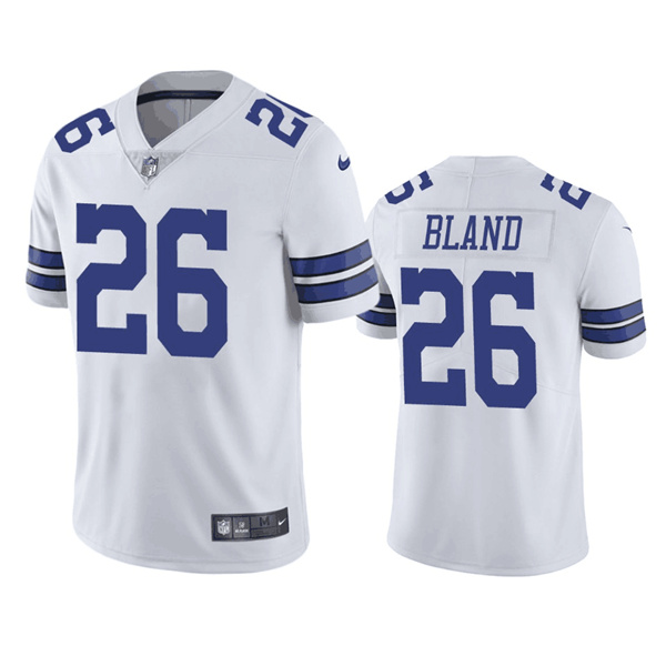 Men’s Dallas Cowboys #26 DaRon Bland White Vapor Untouchable Limited Stitched Football Game Jersey