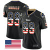 Nike Rams 99 Aaron Donald Black Men’s Stitched NFL Limited Rush USA Flag Jersey