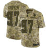 Nike Vikings #97 Everson Griffen Camo Men’s Stitched NFL Limited 2018 Salute To Service Jersey