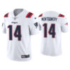 Men’s New England Patriots #14 Ty Montgomery White Vapor Untouchable Limited Stitched Jersey
