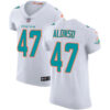 Nike Miami Dolphins #47 Kiko Alonso White Men’s Stitched NFL Vapor Untouchable Elite Jersey