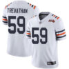 Bears #59 Danny Trevathan White Alternate Men’s Stitched Football Vapor Untouchable Limited 100th Season Jersey