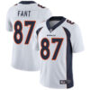 Broncos #87 Noah Fant White Men’s Stitched Football Vapor Untouchable Limited Jersey