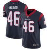 Texans #46 Jon Weeks Navy Blue Team Color Men’s Stitched Football Vapor Untouchable Limited Jersey