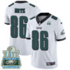 Nike Eagles #86 Zach Ertz White Super Bowl LII Champions Men’s Stitched NFL Vapor Untouchable Limited Jersey