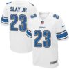 Nike Lions #23 Darius Slay JR White Men’s Stitched NFL Elite Jersey