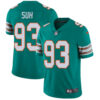 Nike Miami Dolphins #93 Ndamukong Suh Aqua Green Alternate Men’s Stitched NFL Vapor Untouchable Limited Jersey