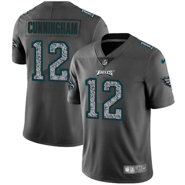 Nike Philadelphia Eagles #12 Randall Cunningham Gray Static Men’s NFL Vapor Untouchable Game Jersey