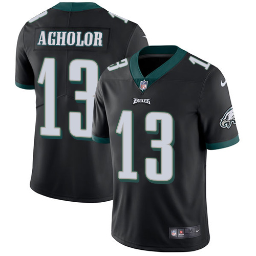 Nike Philadelphia Eagles #13 Nelson Agholor Black Alternate Men’s Stitched NFL Vapor Untouchable Limited Jersey